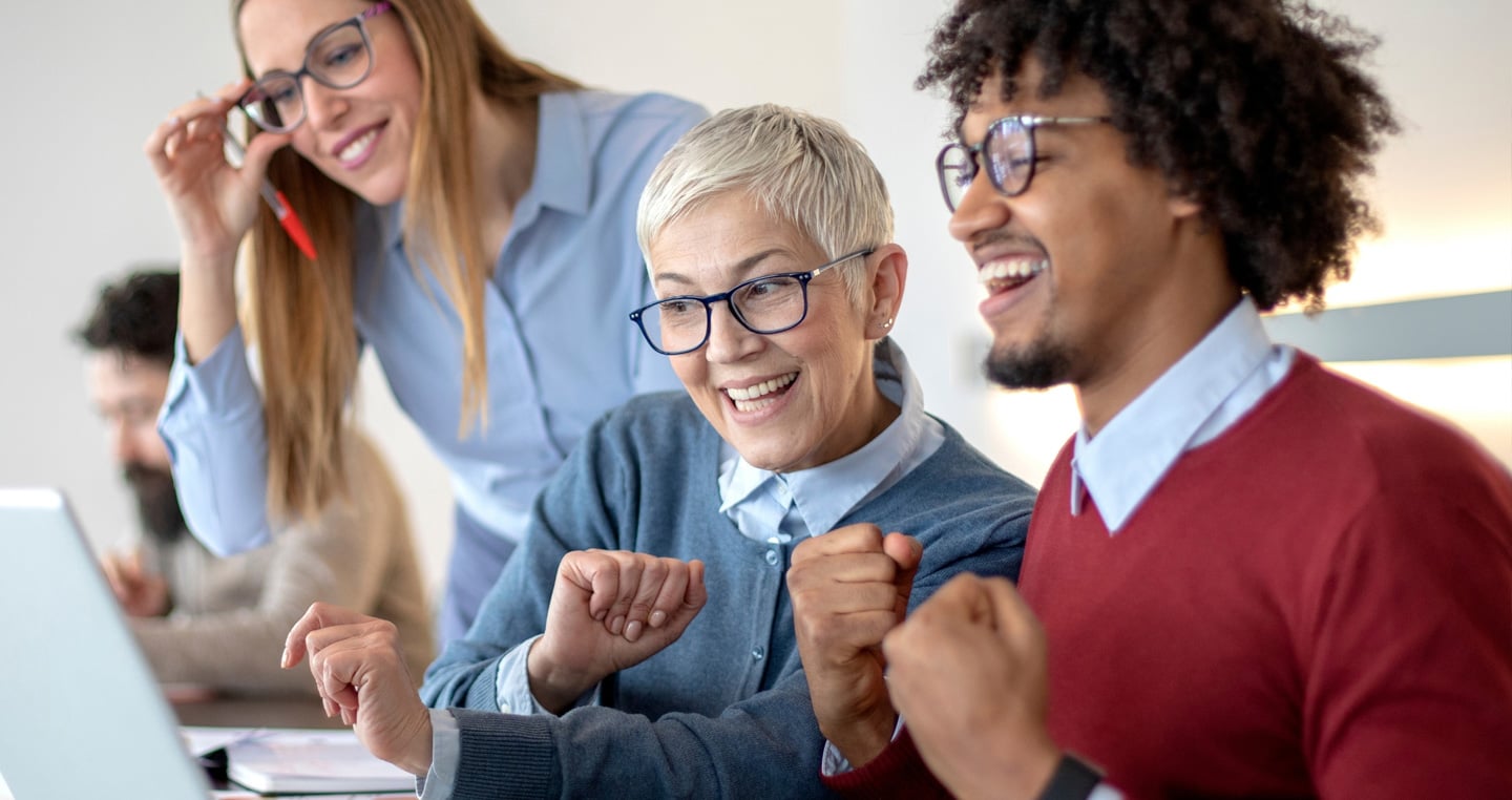 Reimbursement Intelligence needs both policy and outcomes image with people at computer